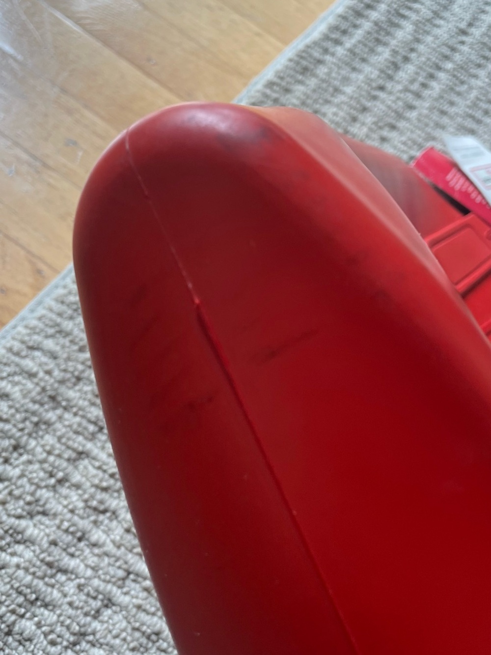 Hunter rubber tote red - Picture 5 of 8